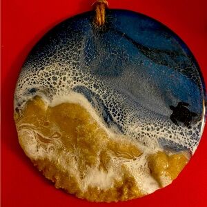 Sea-turtle Beach Acrylic Ornament Gorgeous!